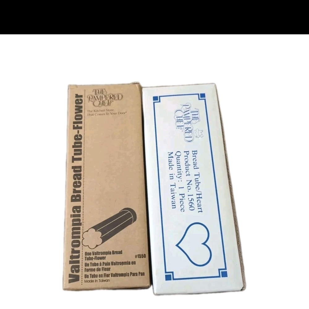 The Pampered Chef Bread Tube Set